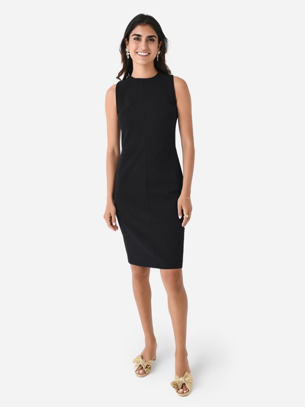 VINCE Women's Seamed Front Sheath Dress NWT size 4 - Picture 2 of 8